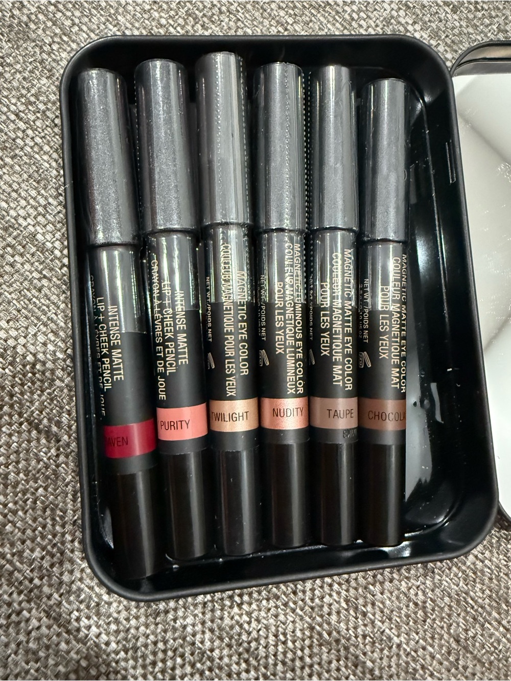 NUDESTIX Soft and Smokey Lip & Cheek Pencil Set — 6-Piece
